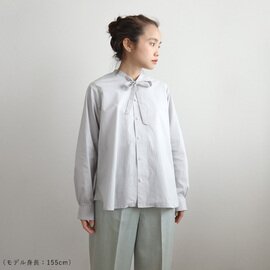 ashuhari｜Bowtie A-line Shirt （ボウタイ Aラインシャツ）