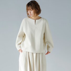 TENNE HANDCRAFTED MODERN|ウィーブ アンド ニット プルオーバー “weave and knit pullover” 003o
