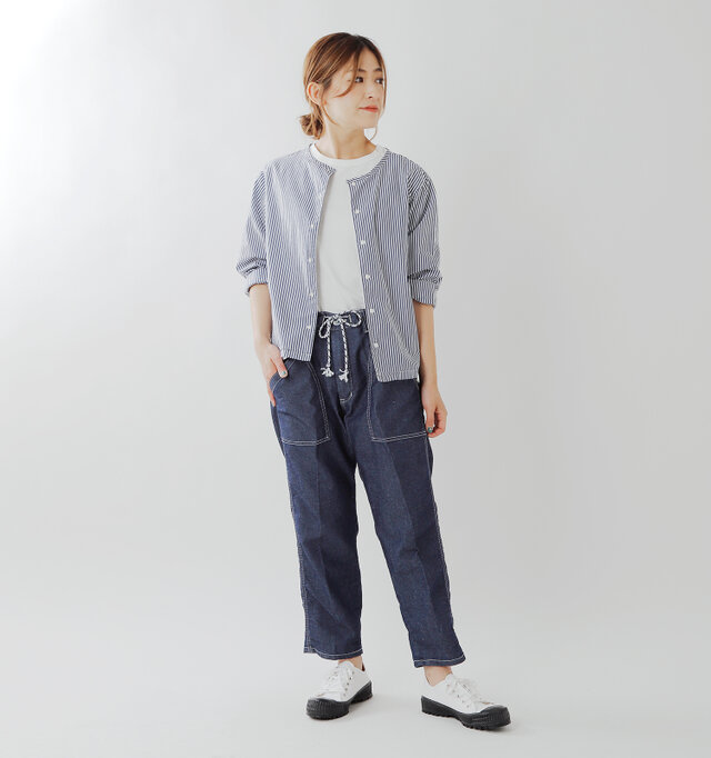 model tomo:158cm / 45kg
color : rinse / size : M
