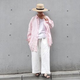 ichi Antiquités｜【 ONLINE LIMITED 】Color Linen Vacances Over Shirt