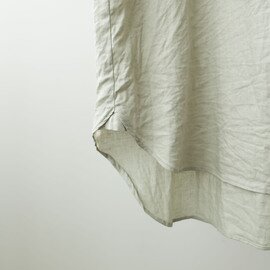 MidiUmi｜cotton linen work shirt one-piece