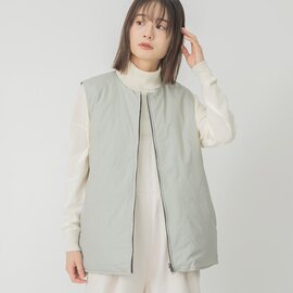 TUTIE.|ハイカウントコットンダウンリバーシブルベスト