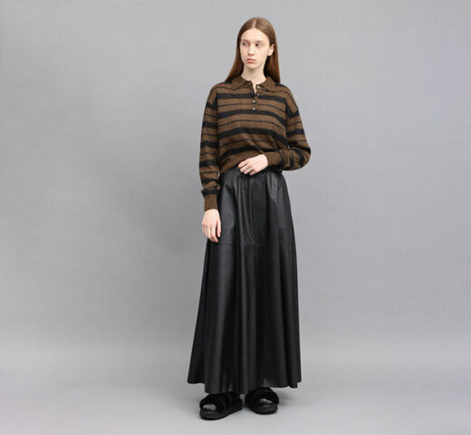 SACRA|SACRA サクラ 126519122 シンセティックレザースカート SYNTHETIC LEATHER SKIRT