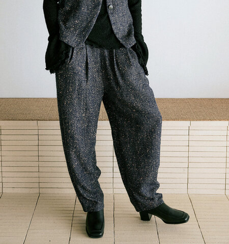 WHYTO.|ネップ ツイード トラウザー パンツ “nep tweed trouser” wht25fpt4056-tr