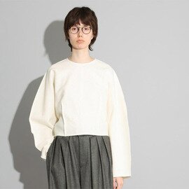 SACRA|SACRA サクラ 126610071 リングミルドウールトップ RING MILLED WOOL TOP