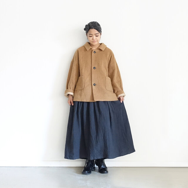 Model 158cm、Black × Charcoal 着用