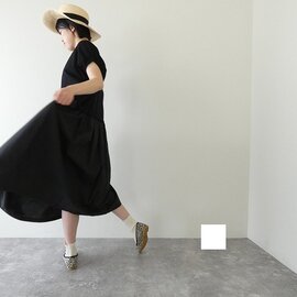 UNIVERSAL SEVEN|クラシック天竺バイカラーフレンチスリーブワンピース(US251CT009)ユニヴァーサル セブン