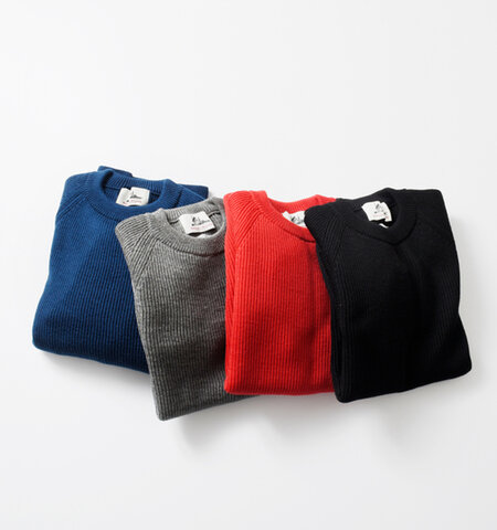 Vincent et Mireille|ウール クルーネック セーター vm242wa13010-ms