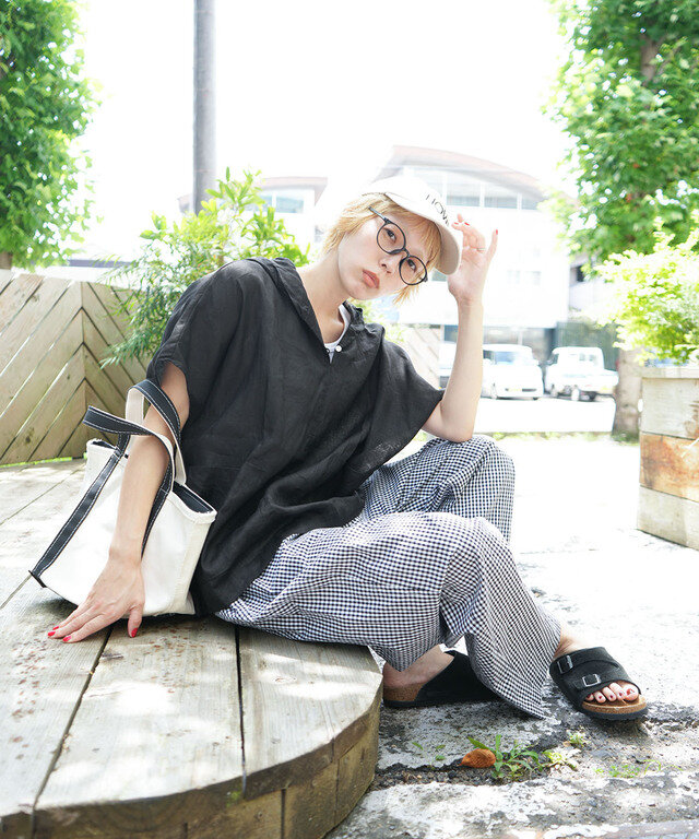 身長:164cm / カラー:black / 着用サイズ:FREE