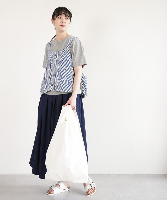 身長:165cm / カラー:9C STRIPE / サイズ:F