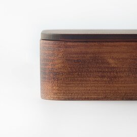 杉の木クラフト｜うるしの弁当箱（拭き漆）
