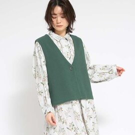 TUTIE.|コットンリップルニットソーベスト PRE SALE