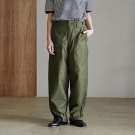 ORDINARY FITS|ジェームス ファティーグ バックサテン パンツ ベイカーパンツ JAMES FATIGUE BACK SATIN 101J-02-325 101J-02-125 オーディナリーフィッツ
