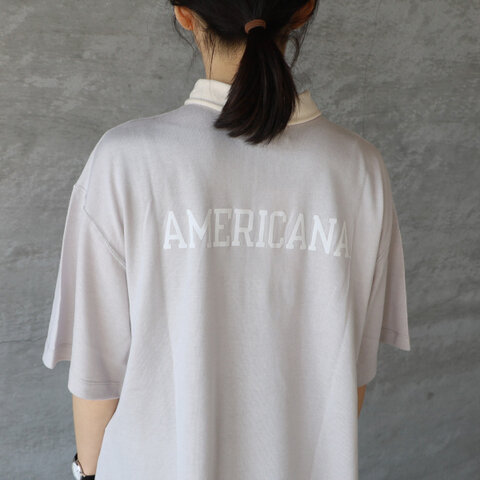 Americana｜リヨセルコットンリバー天竺S/Sラガーシャツ