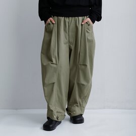 HAVERSACK|コットン ヘリンボーン クロップド アーミーパンツ 462626【2026aw先行受注会】