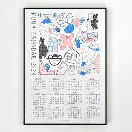 yamyam｜2024年 ポスターカレンダー KUMA