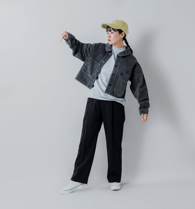 model saku:163cm / 43kg
color : Herringbone Yellow / size : one