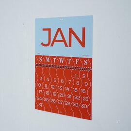 幻日堂|ウェーブ A3 リングカレンダー 壁掛けカレンダー 雑貨 文具 インテリア 2027年 Wave A3 Ring Calendar WAVE-27 ゲンニチドウ