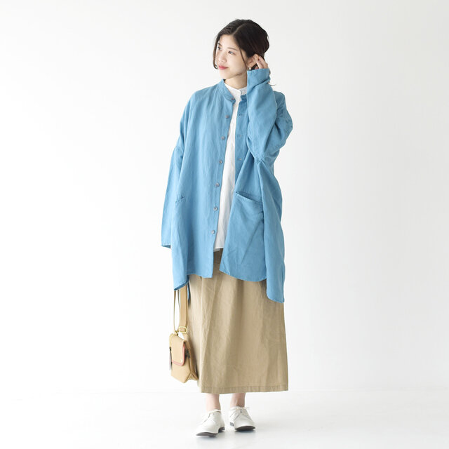 モデル: 157cm / 47kg
color:beige / size:S