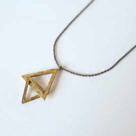 sisam|山脈モチーフの真鍮ネックレス【ギフトおすすめ】【手仕事】 / ヒマラヤネックレス