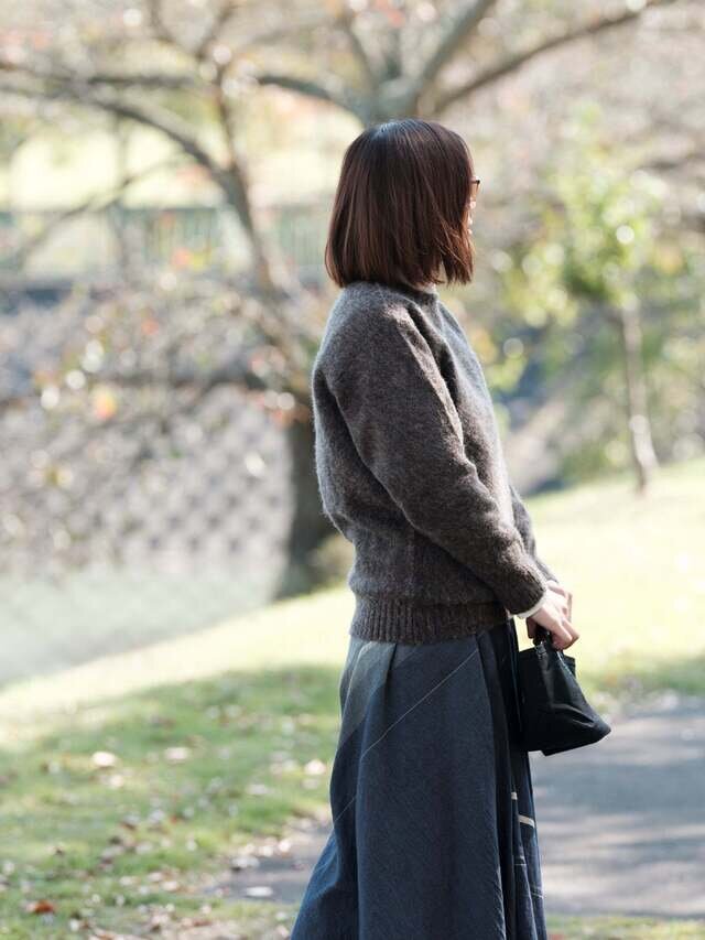 身長170cm Elephant Mサイズ着用(スカート:ふれふれ / バッグ:raregem BARCHETTA ※近日販売開始予定))