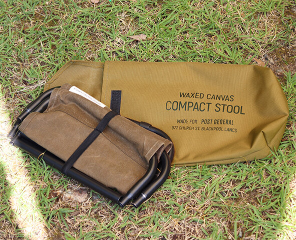 POST GENERAL｜WAXED CANVAS COMPACT STOOL