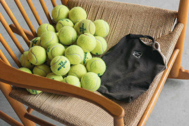 SSサイズのザンシンバッグに入るテニスボールの数は、なんと31個！
