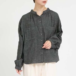 TUTIE.|コットンビエラシャンブレー起毛ブラウス 長袖シャツ PRE SALE