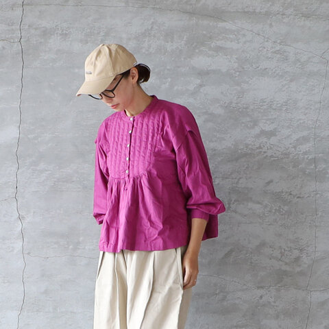 A View From here｜FAIRTRADE COTTON/QUILTING SHIRTS フェアトレードコットンキルティングシャツ ブラウス