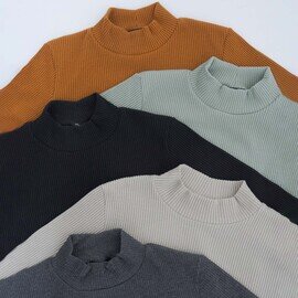 marble SUD|ラフニット ハイネックL/S