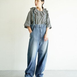 Johnbull|デニムエンジニアサスペンダーパンツ レディース ボトムス オーバーオール サロペット ジーンズ jl263p02