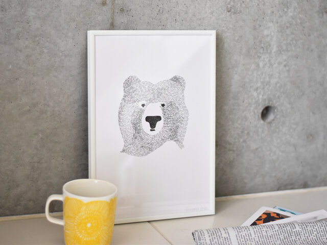 ポスター BEAR OF WORDS A4