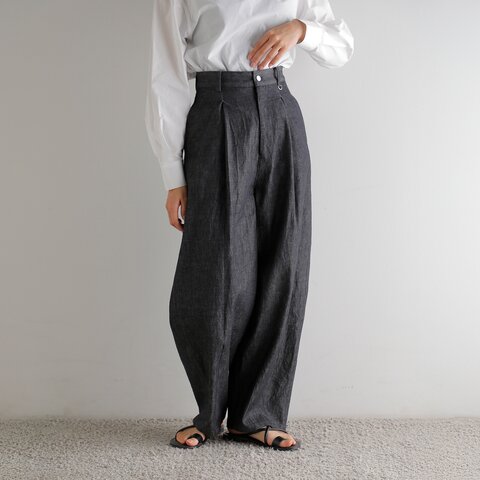 Hella|スノー デニム コクーンパンツ “SNOW DENIM PANTS” h261-32【2026ss先行受注会】