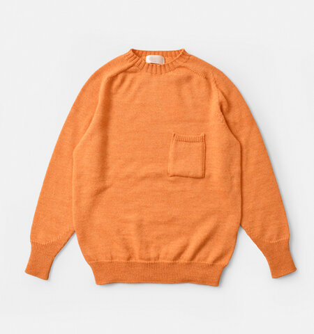 soglia｜クルーネック ポケット セーター “WEANERS Seamless Pocket Sweater” weaners-seamless-p-sw-mn ニット ソリア