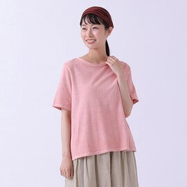 TUTIE.｜ベンガラ染めTシャツ【ネットショップ限定】