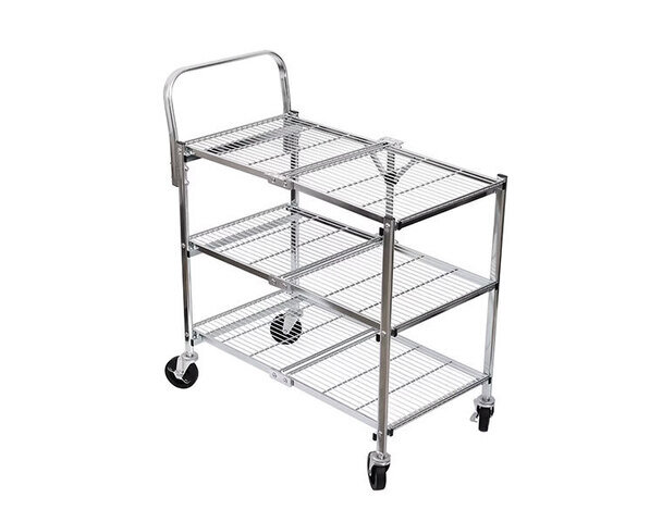 DETAIL|DETAIL 3770T3 メタル フォールディング カート "3 ティア" 機能性とタフさを両立したワゴンカート Metal Folding Cart "3 Tier"