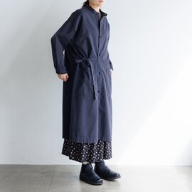 NATURAL LAUNDRY|コットンウールツイル ワークワンピース | 7264O-001