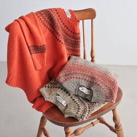 Nor' Easterly|Long Sleeve Crew Neck 2Tone Nordic Sweater