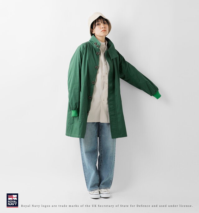 model saku：163cm / 43kg 
color : army / size : 1