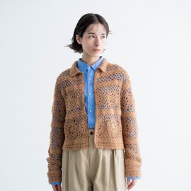 MANON|MOHAIR CROCHET CARDIGAN