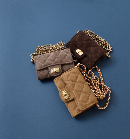 VELETTO|ヴィーガンスエードレザー ショルダーバッグ ce-25040-su