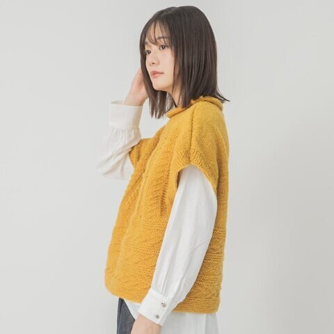 TUTIE.|ウールハンドニットベスト セーター