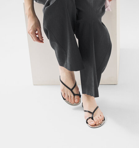 LAOCOONTE|シープスキン フラット サンダル yara-sofla-mn