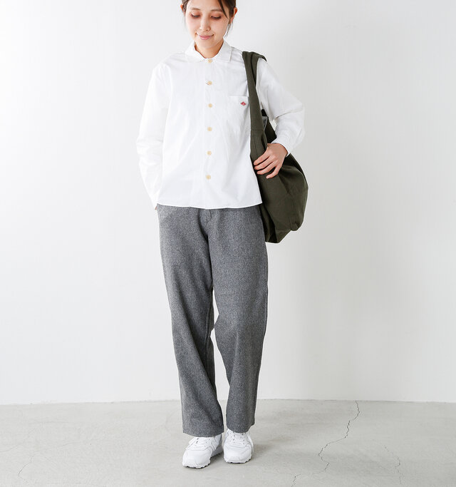model yama:167cm / 49kg
color : white / size : 34