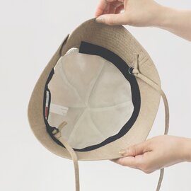 Nine Tailor｜リネン コットン シャンブレー ハット 帽子 “Horstii Hat” n-1224-mn 母の日 ギフト