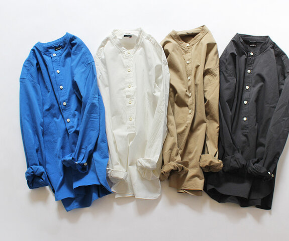 maillot|mature satin stand pull over shirt サテンスタンドプルオーバーシャツ MAS-17258