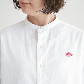 DANTON｜【20%OFF】プレーンオックスフォードバンドカラーシャツ jd-3606sox