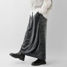 Commencement|ベロア ロング スカート “Velour skirt” c-311