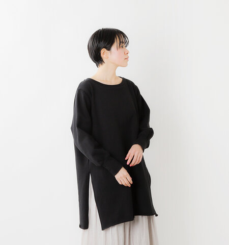Arte Povera 裏毛サイドスリットロングtシャツ 21spring11 Ms Piu Di Aranciato ピウディアランチェート キナリノモール Arte Povera 裏毛サイドスリットロングtシャツ 21spring11 Ms Piu Di Aranciato ピウディアランチェート キナリノモール