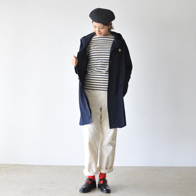 モデル:170cm / 54kg
color : navy / size : 36(Women's M)